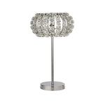 Searchlight Electric Marylin Table Lamp - Chrome, Crystal Glass & Sand Diffuser 5817CC