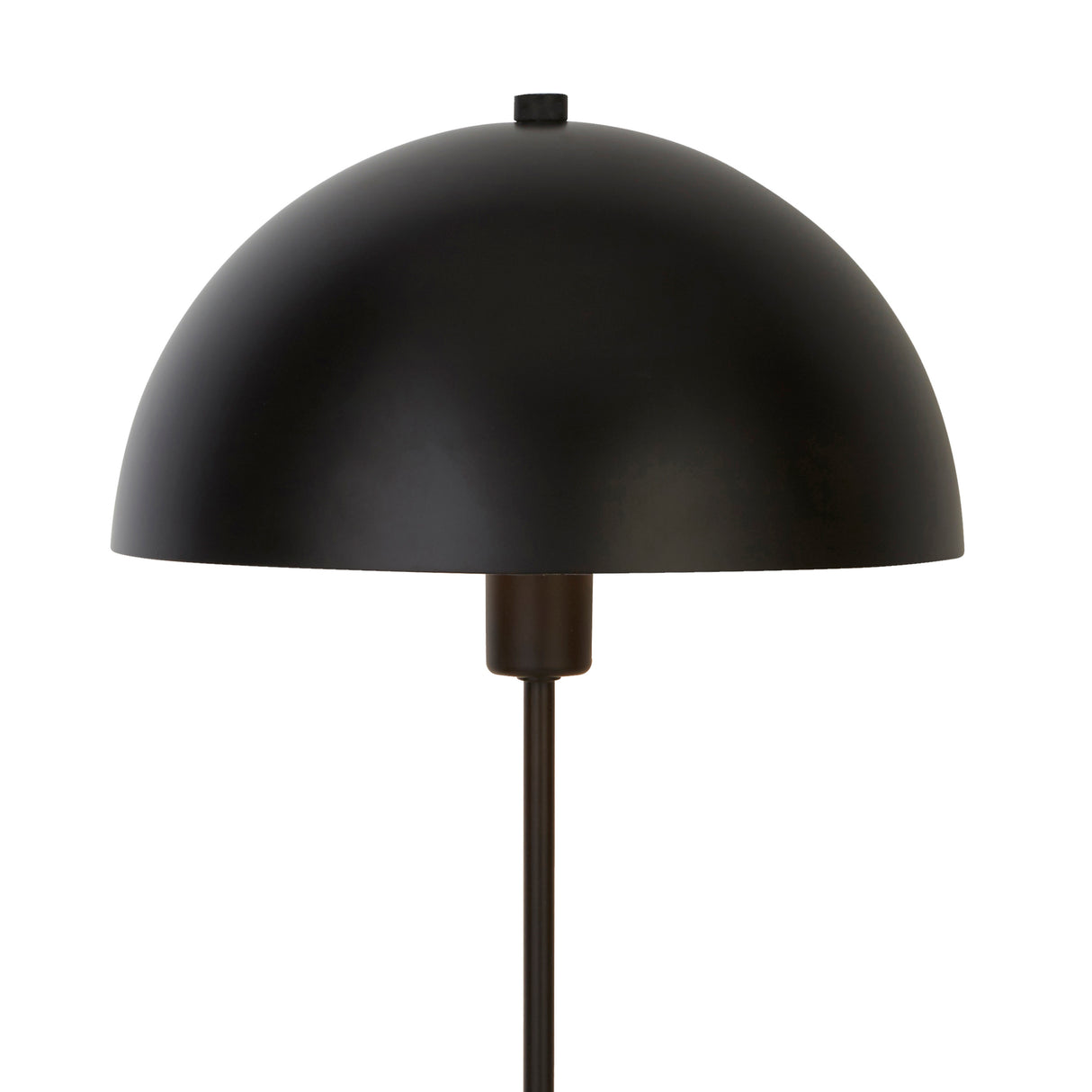 Searchlight Electric Mushroom Table Lamp - Black Metal 60231BK