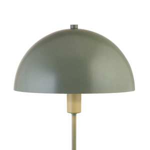 Searchlight Electric Mushroom Table Lamp - Green Metal 60231GR