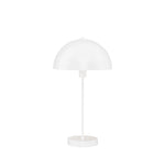 Mushroom Table Lamp - White Metal
