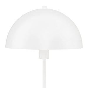 Searchlight Electric Mushroom Table Lamp - White Metal 60231WH