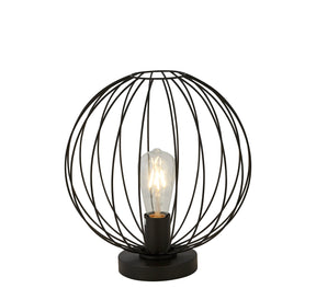 Rondo Table Lamp - Black Metal
