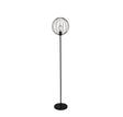 Rondo Floor Lamp - Black Metal
