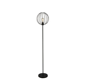 Rondo Floor Lamp - Black Metal