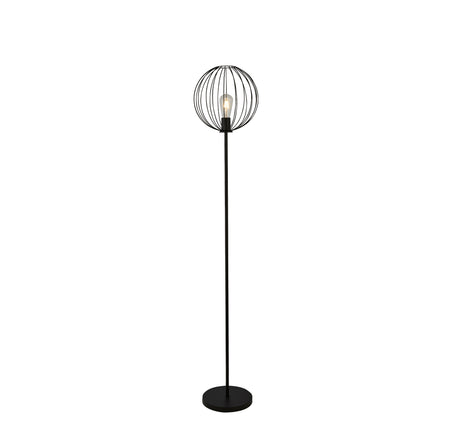 Rondo Floor Lamp - Black Metal