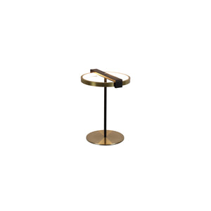 Aerial LED Table Lamp, Gold and Black Metal