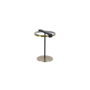 Searchlight Electric Aerial LED Table Lamp, Gold and Black Metal 62331GO