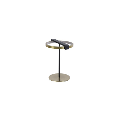 Searchlight Electric Aerial LED Table Lamp, Gold and Black Metal 62331GO