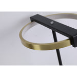 Searchlight Electric Aerial LED Table Lamp, Gold and Black Metal 62331GO