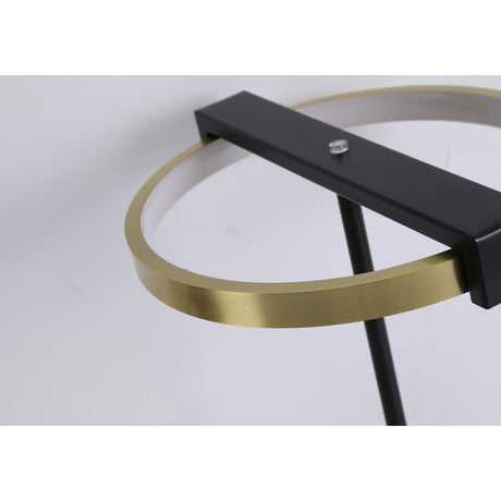 Searchlight Electric Aerial LED Table Lamp, Gold and Black Metal 62331GO