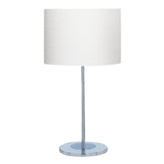 Carter Table Lamp - Chrome Base & Fabric Shade
