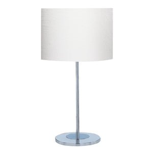 Carter Table Lamp - Chrome Base & Fabric Shade