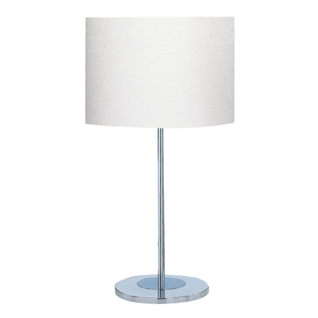 Carter Table Lamp - Chrome Base & Fabric Shade
