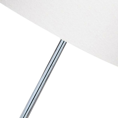 Searchlight Electric Carter Table Lamp - Chrome Base & Fabric Shade 6550CC-1