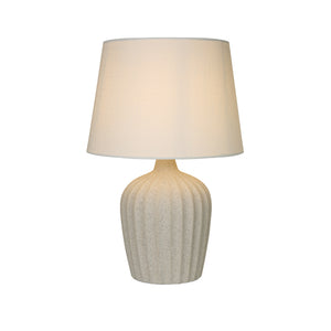 Padstow Table Lamp - Ceramic with Fabric Shade