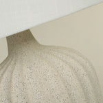 Searchlight Electric Padstow Table Lamp - Ceramic with Fabric Shade 66037CR