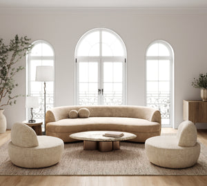 Searchlight Electric Vegas Floor Lamp - Satin Silver Metal &  Ivory Hessian Shade 7565SS