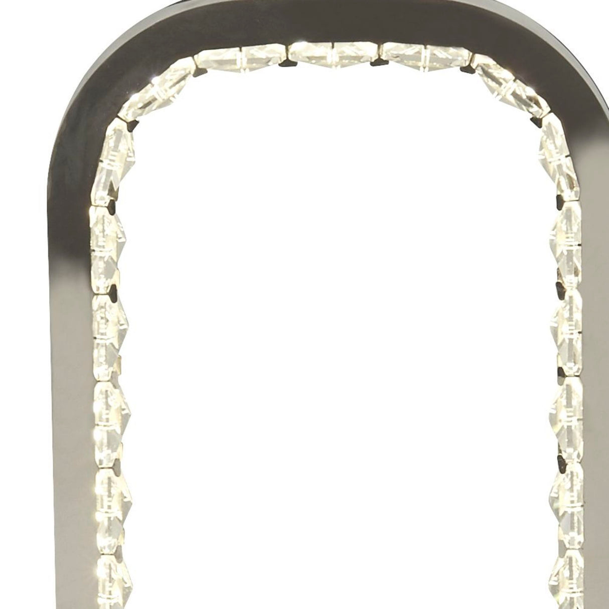 Searchlight Electric Aura Table Lamp LED Base - Chrome with Crystal Glass 7957CC