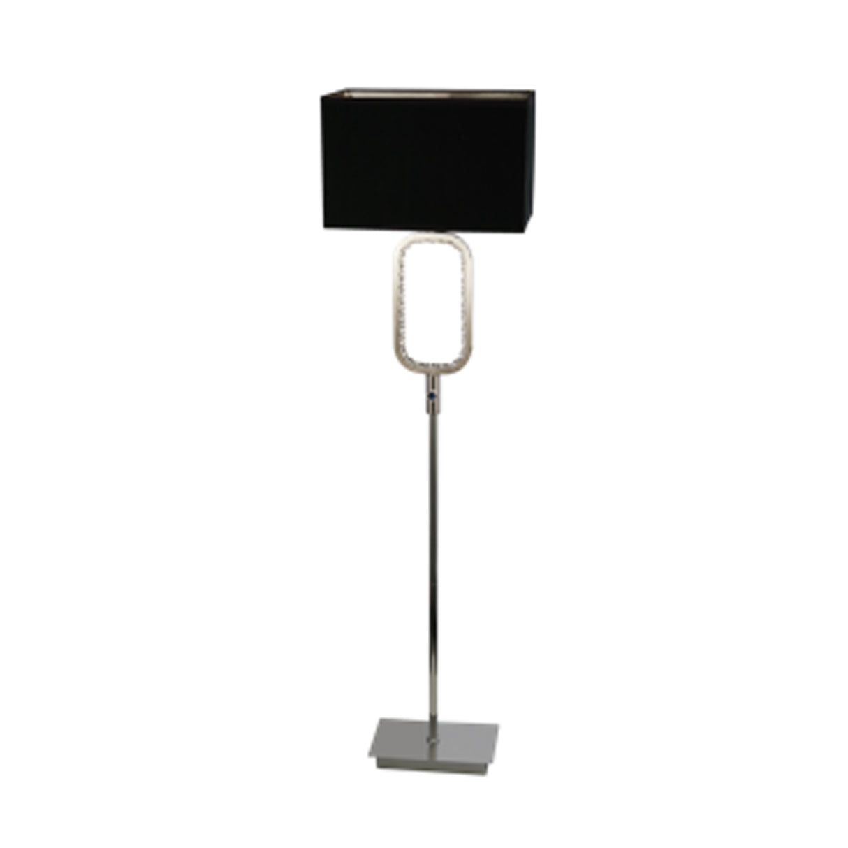 Aura Floor Lamp LED Base -Chrome with Crystal Glass