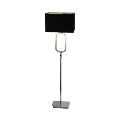 Aura Floor Lamp LED Base -Chrome with Crystal Glass