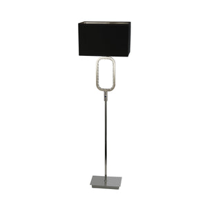 Searchlight Electric Aura Floor Lamp LED Base -Chrome with Crystal Glass 7959CC