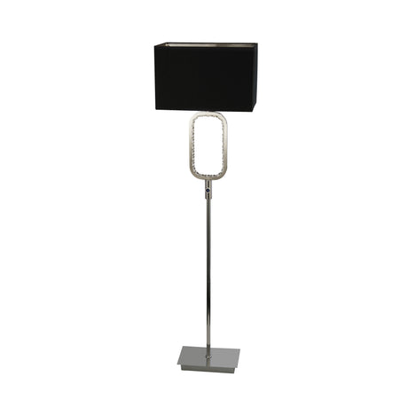 Searchlight Electric Aura Floor Lamp LED Base -Chrome with Crystal Glass 7959CC