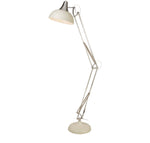 Goliath Task Lamp - Chrome & Cream Metal