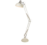 Goliath Task Lamp - Chrome & Cream Metal