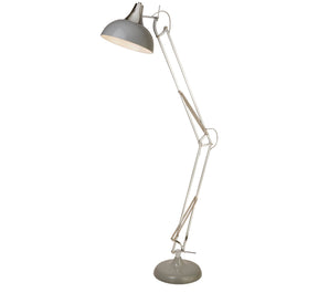 Goliath Task Lamp - Chrome & Grey Metal