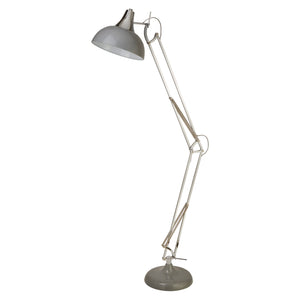 Searchlight Electric Goliath Task Lamp - Chrome & Grey Metal 8082GY
