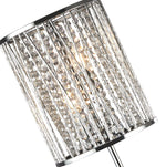Searchlight Electric Elise  2Lt Floor Lamp  - Chrome Metal & Crystal 8932CC
