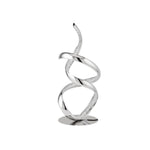 Searchlight Electric Twirls Table Lamp  - Chrome Metal & Clear Crystal 9218CC