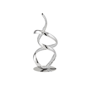 Searchlight Electric Twirls Table Lamp  - Chrome Metal & Clear Crystal 9218CC