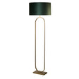 Modish Floor Lamp Bronze Metal with Green Shade