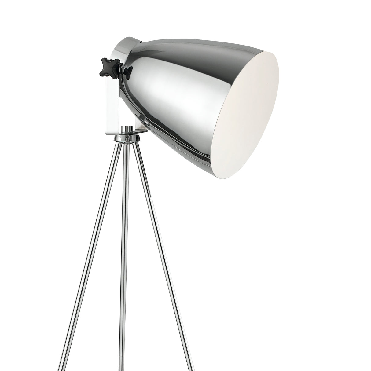 Searchlight Electric Study Floor Lamp - Chrome 9606CC