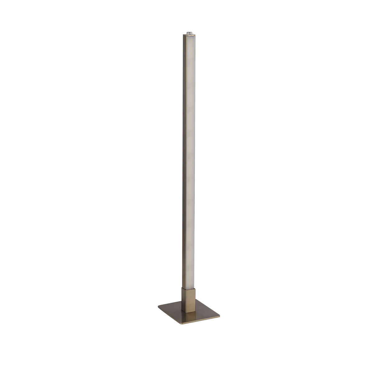 Searchlight Electric Tribeca Table Lamp - Satin Silver Metal 96382-1SS