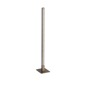 Searchlight Electric Tribeca Table Lamp - Satin Silver Metal 96382-1SS