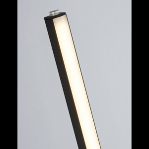 Searchlight Electric Tribeca Floor Lamp - Matt Black Metal 96383-1BK