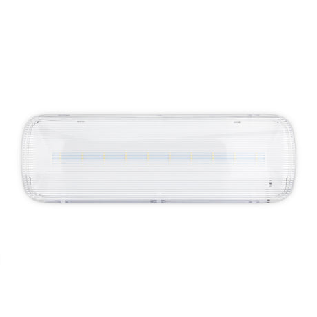 JCC Lighting JC110005 Emergency Bulkhead Self-test 3W IP65 6000K Maintained/non-maintained c/w legends
