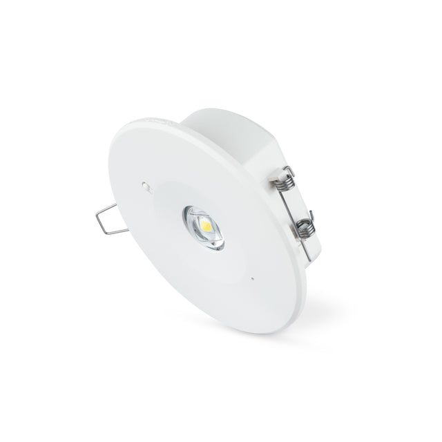 JCC Lighting JC110006 Emergency Downlight 2W IP20 6000K Non-maintained White -inc Open/Corridor lenses