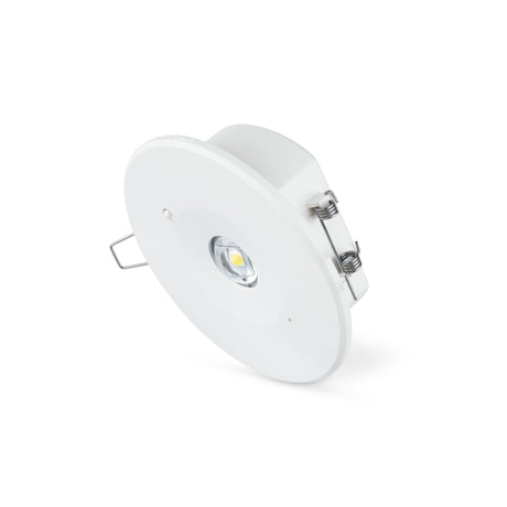 JCC Lighting JC110007 Emergency Downlight Self-test 2W IP20 6000K Non-maintained-Open/Corridor lenses