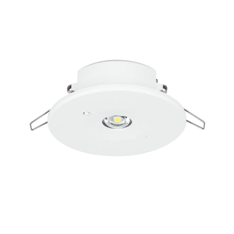JCC Lighting JC110007 Emergency Downlight Self-test 2W IP20 6000K Non-maintained-Open/Corridor lenses