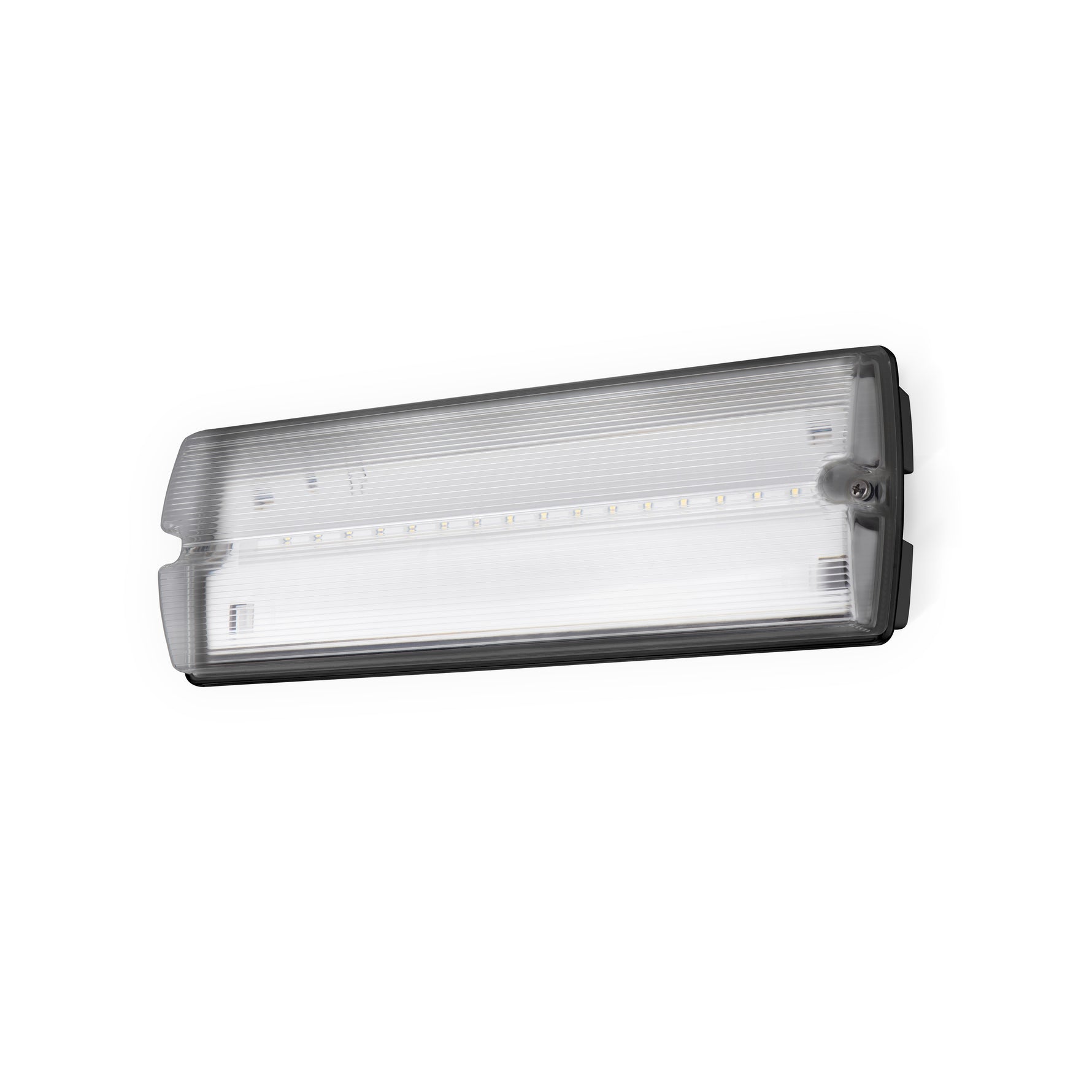 JCC JCEM110016BLKDALI EscapeLUX™ Emergency Bulkhead 2W 150lm 6000k IP66 Black  DALI with legends