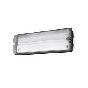 JCC JCEM110017BLK EscapeLUX™ Emergency Bulkhead 1W 150lm 6000k IP66 Black  Self test with legends