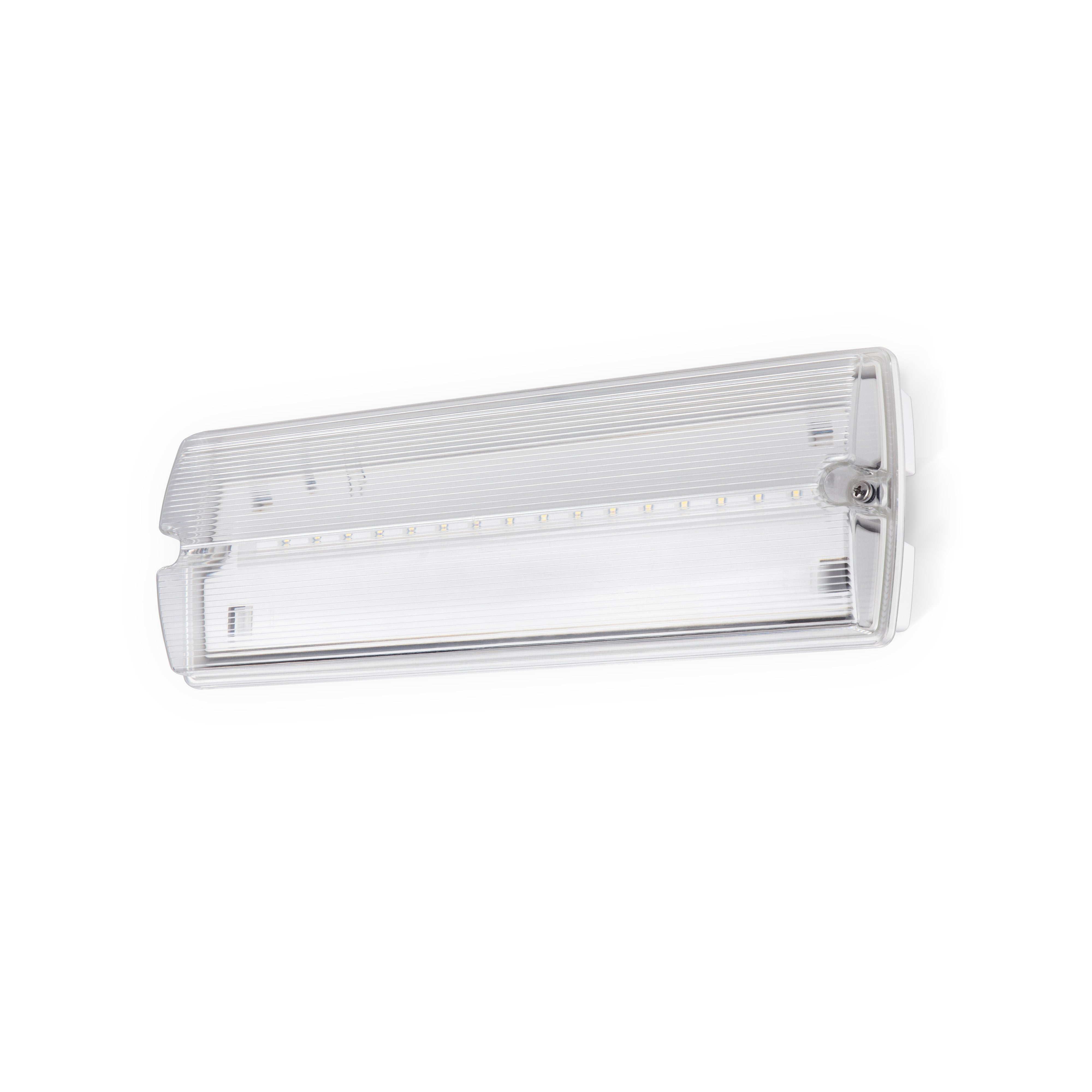 JCC JCEM110016WHDALI EscapeLUX™ Emergency Bulkhead 2W 150lm 6000k IP66 White  DALI with legends