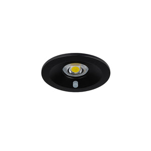 JCC JCEM110024BLK/C EscapeLUX Emergency Downlight 3W 500Lm IP65 BLK Corridor Std/ST