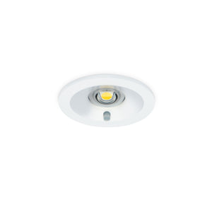 JCC JCEM110024WH/OA EscapeLUX Emergency Downlight 3W 500Lm IP65 WH Open Area Std/ST