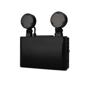 JCC JCEM110011BLKDALI EscapeLUX™ Emergency Twin Spot 3W 250lm 6000k IP65 Black  DALI