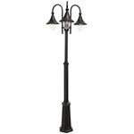 Norlys Firenze 3 Light Lamp Post F7-BLACK