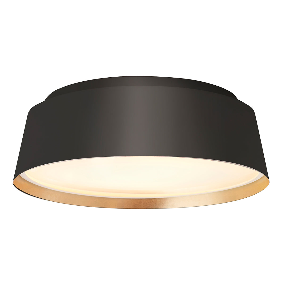 Feiss Asher 3 Light Flush Light FE-ASHER-3F-MB